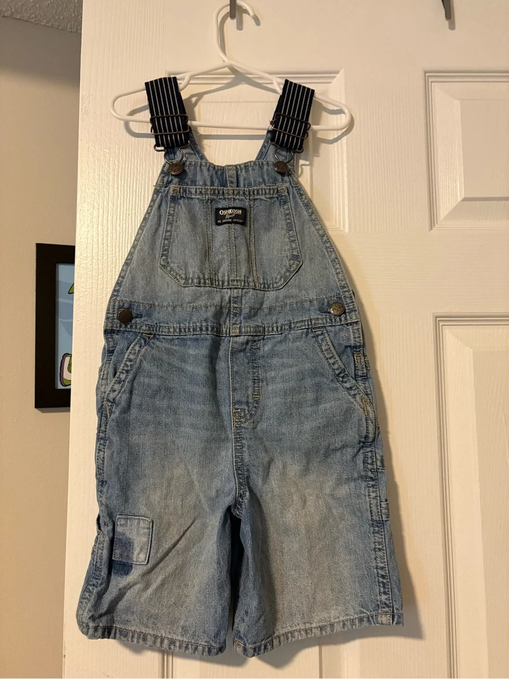 OshKosh B'gosh Light Blue Denim Relaxed Men’s Jeans Overalls